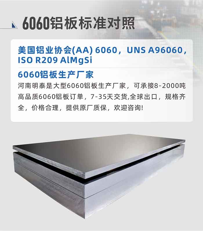 6060铝板生产厂家:
河南long8官方网站是大型6060铝板生产厂家，可承接8-2000吨高品质6060铝板订单，7-35天交货,全球出口，规格齐全，价格合理，提供原厂质保，欢迎咨询!
